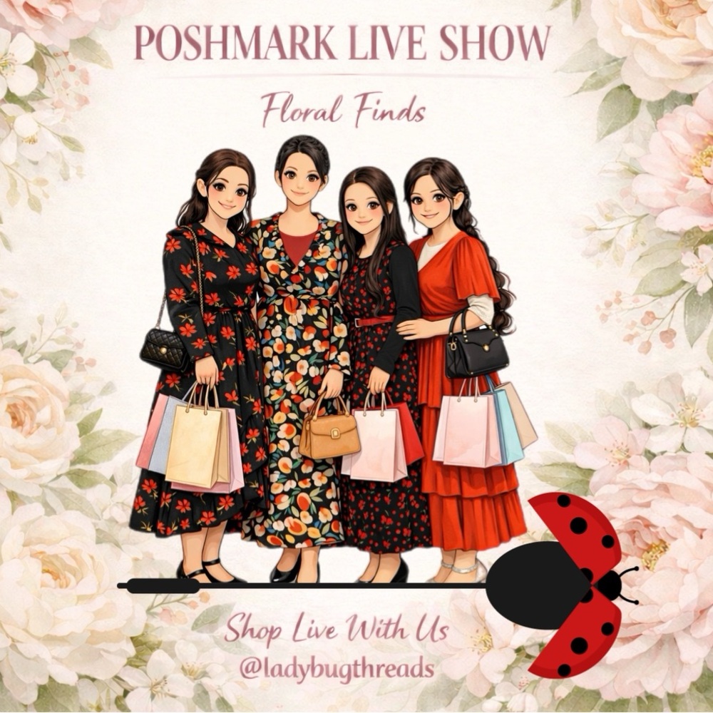 2/24 LIVE SHOW XS-4X FLORALS PAISLEY‘S AND LACE